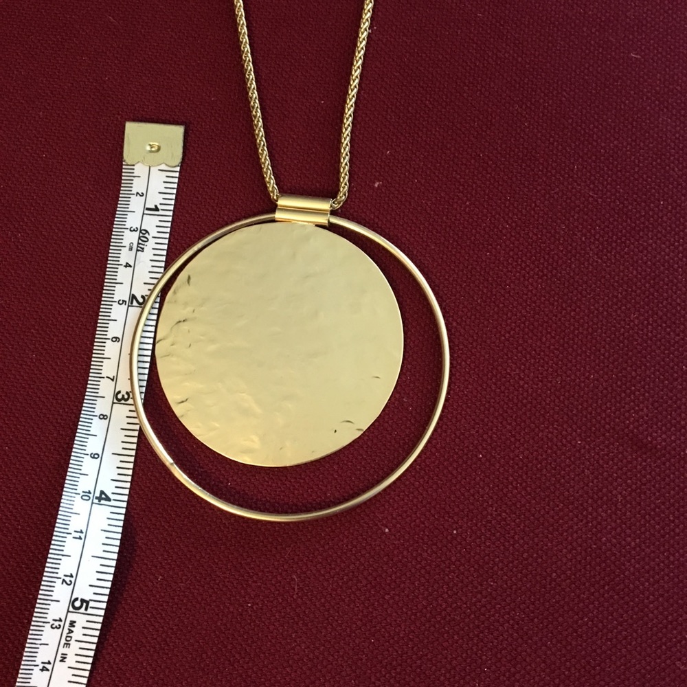 18” 14k gold statement necklace